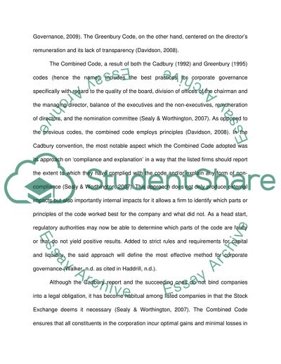 Agency theory and corporate governance