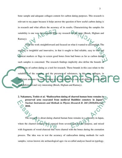 Five Sources About C14 Dating