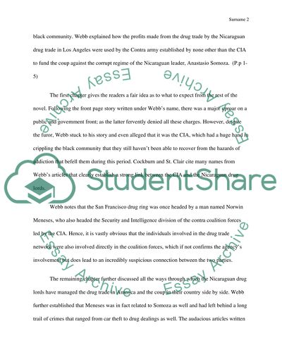 The Novel Whiteout: The CIA, Drug and the Press