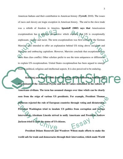 American Exceptionalism