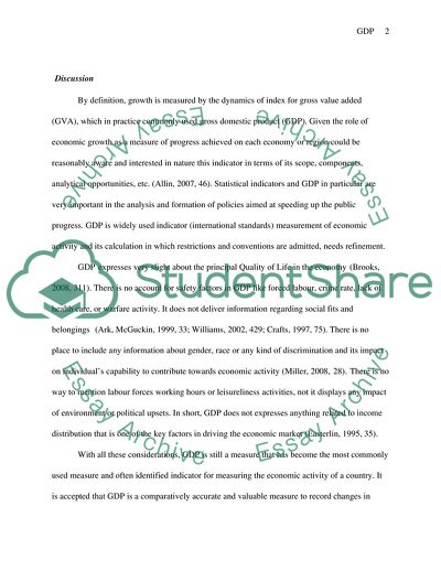 Is GDP a good measure of economic activity and well being Give reasons for your answer. What particular problems arise when comparing GDP across countries