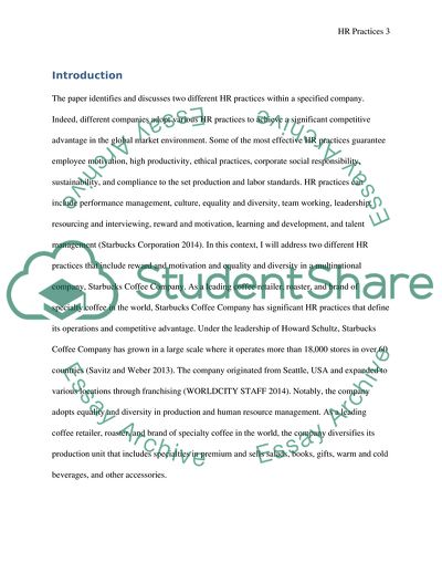 Motivation and Equality in Starbucks Coffee Company