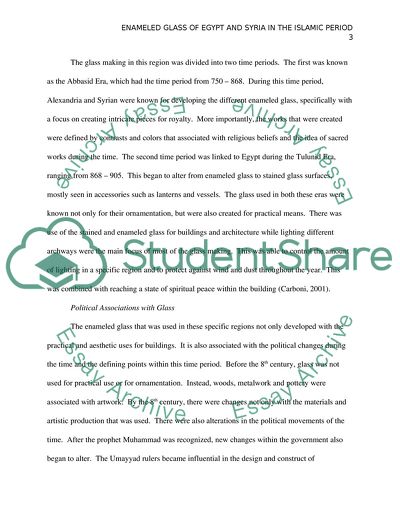 Enameled Glass of Egypt and Syria in the Islamic Period