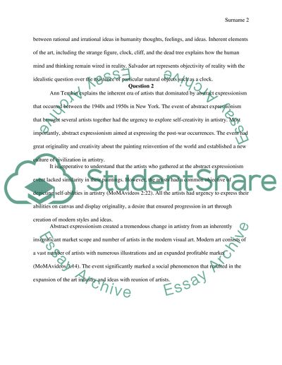 The Persistence of Memory in Art