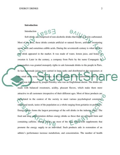 The Risk of Energy Drinks