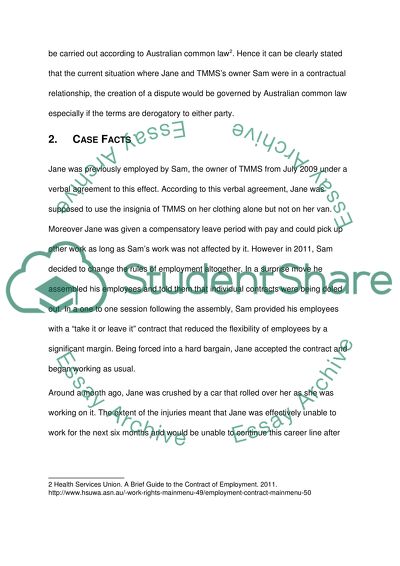 Workplace Law Assignment