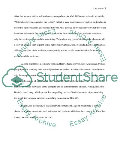 Why srotytelling for brands is important