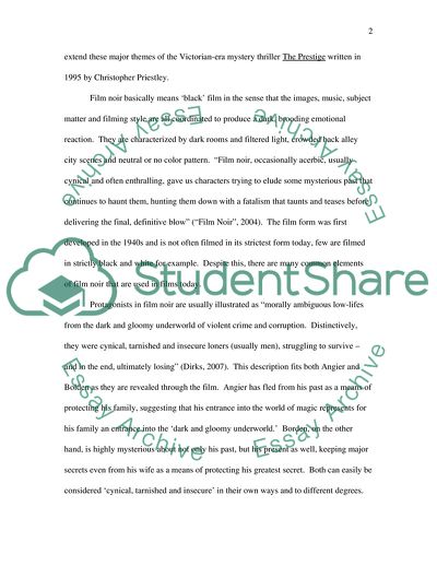 The Victorian-Era Mystery Thriller The Prestige