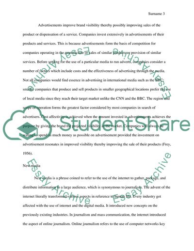 Effects of Technology on Advertising