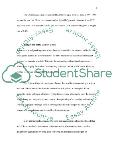 Regulatory and Economic Environment: China