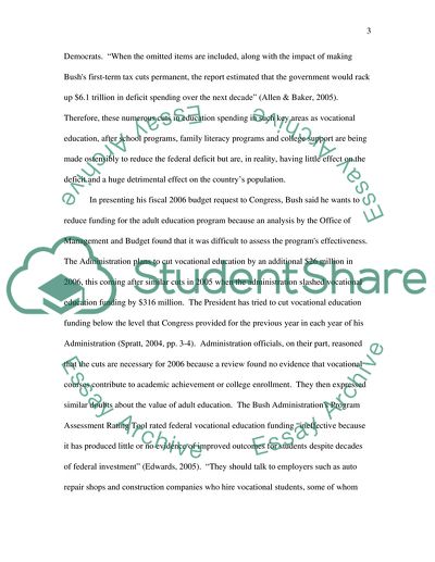 Our Position in Education Is Cut Away