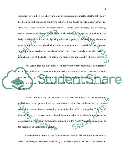 An Overview of Childhood Embodiment