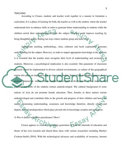 Education Literature Questions