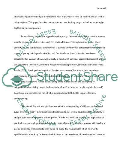 Curriculum Map