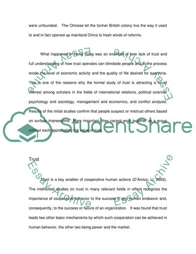 Trust Can Make or Unmake Organizations