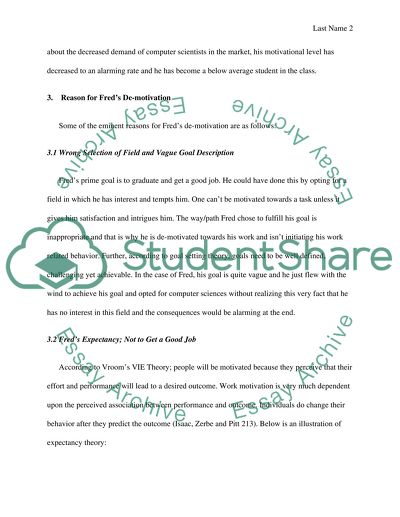 Motivation and De-Motivation