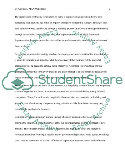 Competitive Strategy: Techniques for Analyzing Industries and Competitors