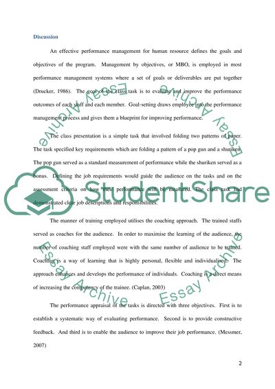 Performance Management for Human Resources