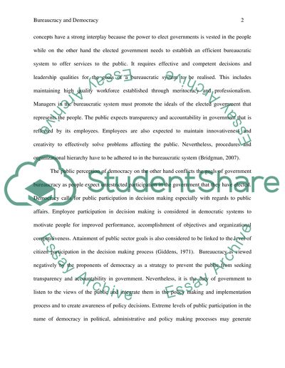 In Praise of Bureaucracy