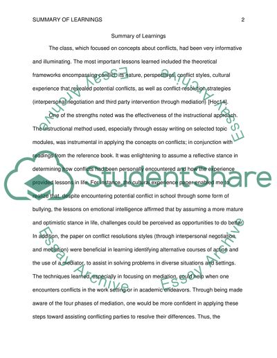 Interpersonal Conflicts Issues