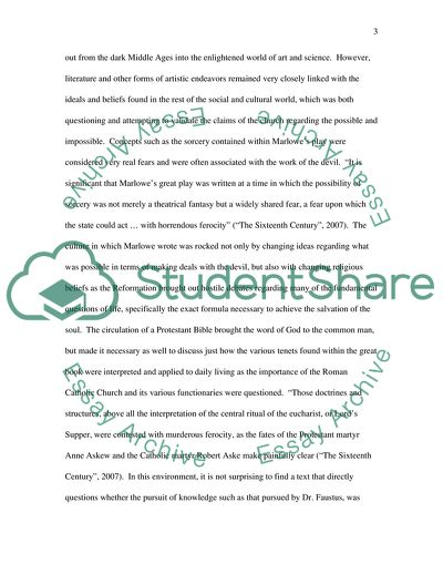 The Pursuit of Knowledge of Christopher Marlowe and Mary Shellys Literature