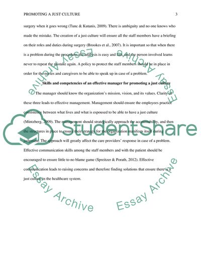 Managing Groups to Promote a Just Culture