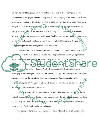 Adam Bede: Sympathy, Causation and Victorian Philosophy