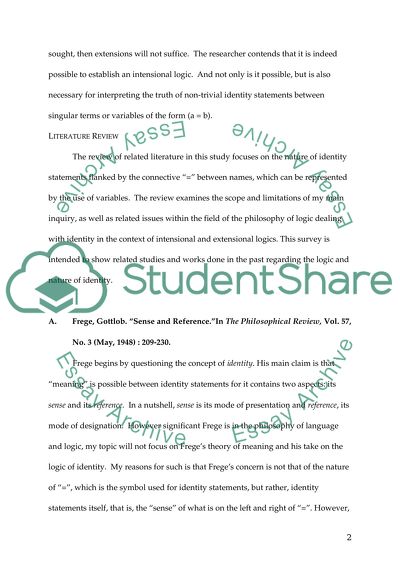 A Defense of the Significance of Intentional Logic