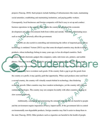 Pros and Cons of Tariffs