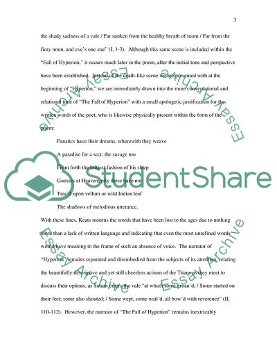 Hyperion and Fall of Hyperion