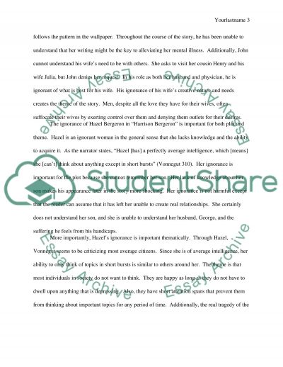Free Harrison Bergeron Essays and Papers | Help Me