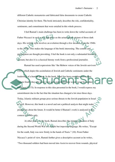 Assisi Underground By Alexander Ramati