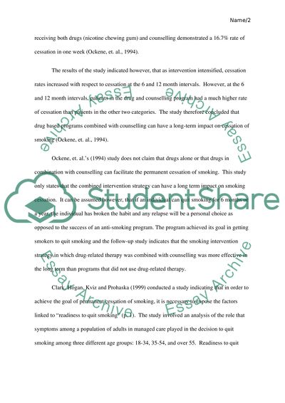 Only drug-based interventions are effective at getting smokers to stop smoking permanently