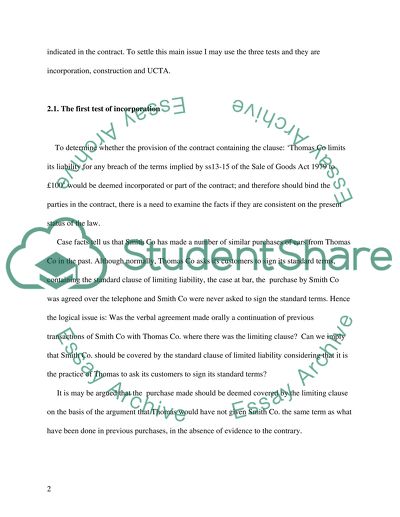 Exemption Clauses in Contracts