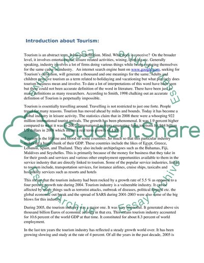 TOPIC : TUI: ACHIEVING AND MAINTAINING LEADERSHIP IN THE EUROPEAN TOURISM INDUSTRY