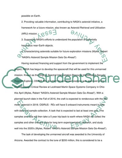 NASAs Mission to Asteroid Bennu