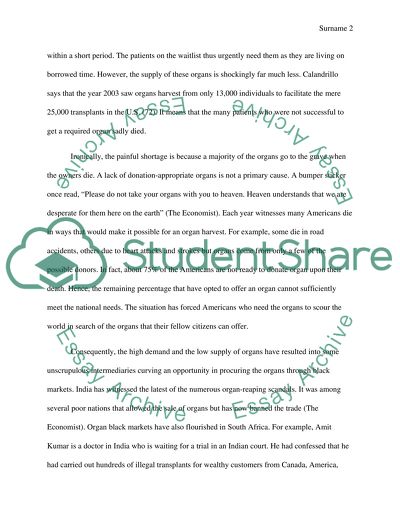 Legalizing Organ Sales Will Save Lives