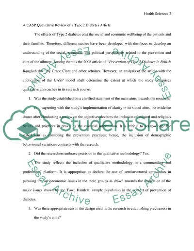 The effects of Type 2 diabetes