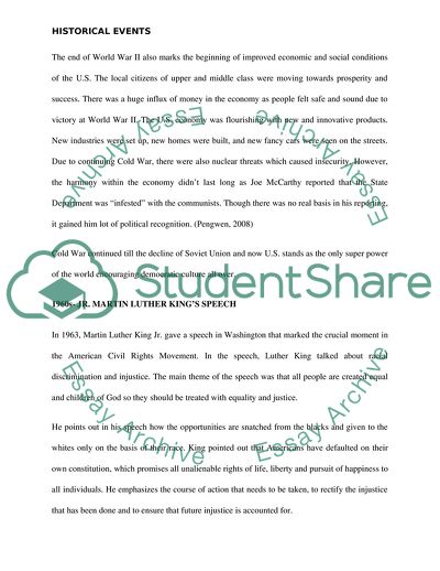 Most Significant Historical Events 1950-1990