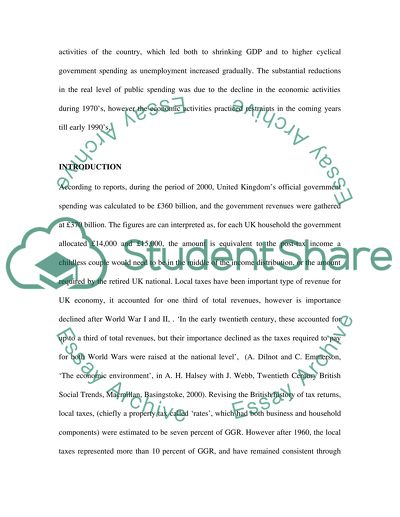 History of Taxation in Britain