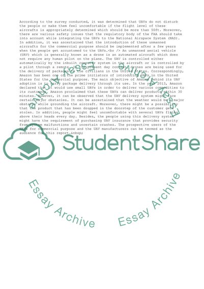 The Unmanned Aerial Vehicles Might Face Certain Obstacles in Its Integration in the NAS