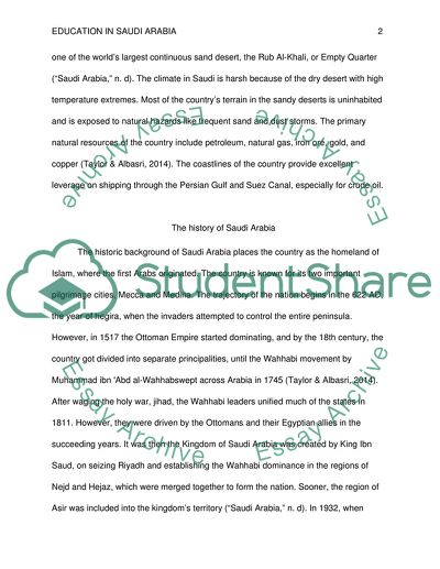 Education in Saudi Arabia