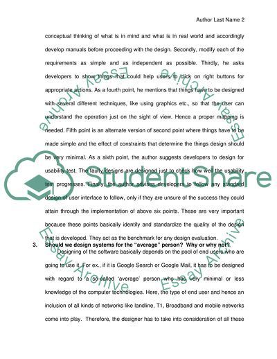 The Interaction Design