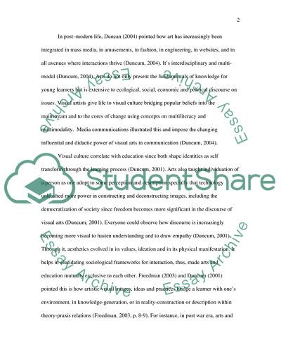 Visual Arts as a Kind of Art