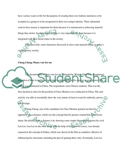 Examination of peoples want