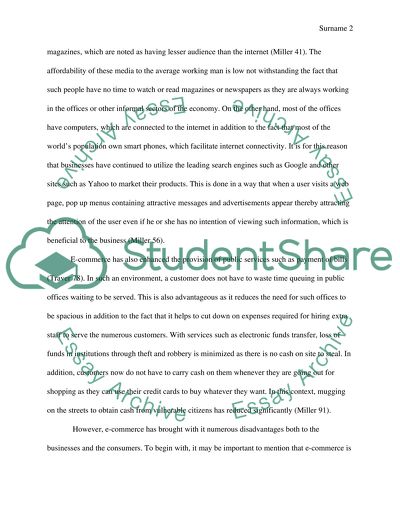 The Electronic Commerce as an Expanding Practice