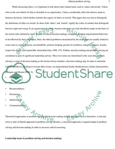 Business Ethics Case Study - The Nice Guy