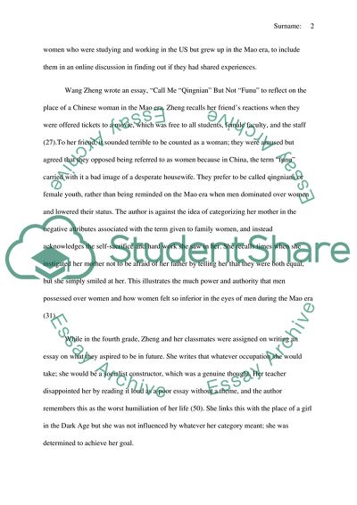 The Book Some of Us-Chinese Women Growing up in the Mao Era