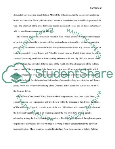 Oral History: The Second World War