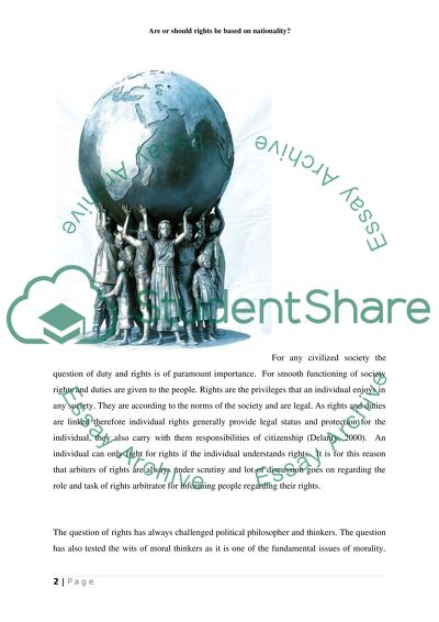 The Question of Duty and Law in Society